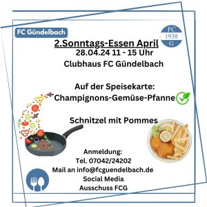 Read more about the article 2. Sonntags-Essen April🍽😋